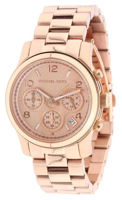 michael kors round dial band watch mk5128|Michael Kors Runway Chronograph Gold Dial Ladies Watch .